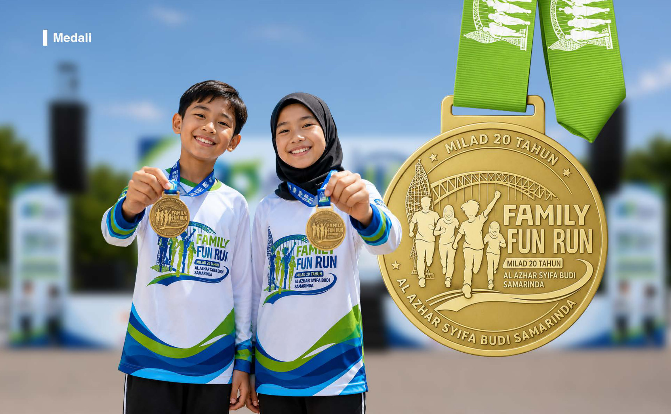 Medali finisher Family Fun Run